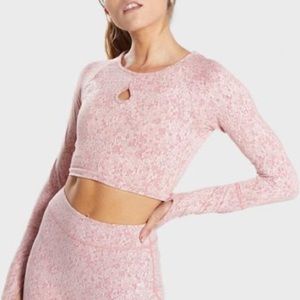 Gymshark long sleeve crop top